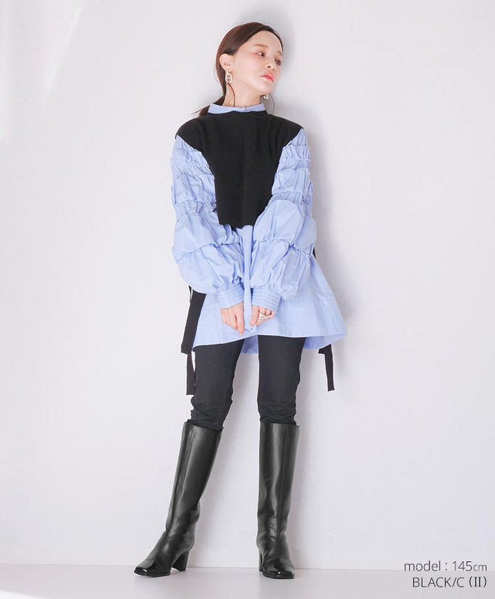 スクエアロングブーツ