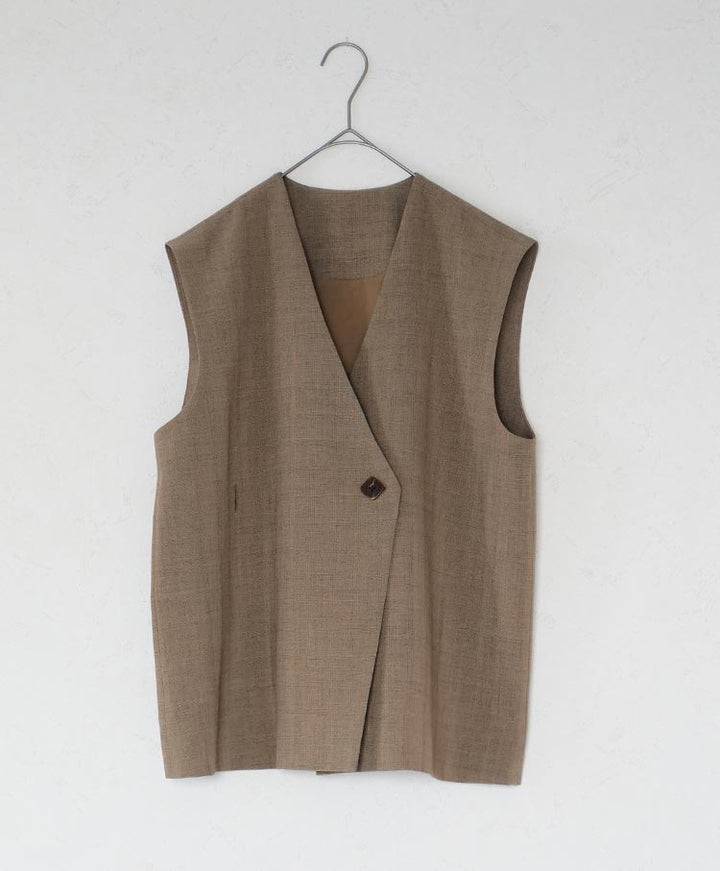 v neck gilet
