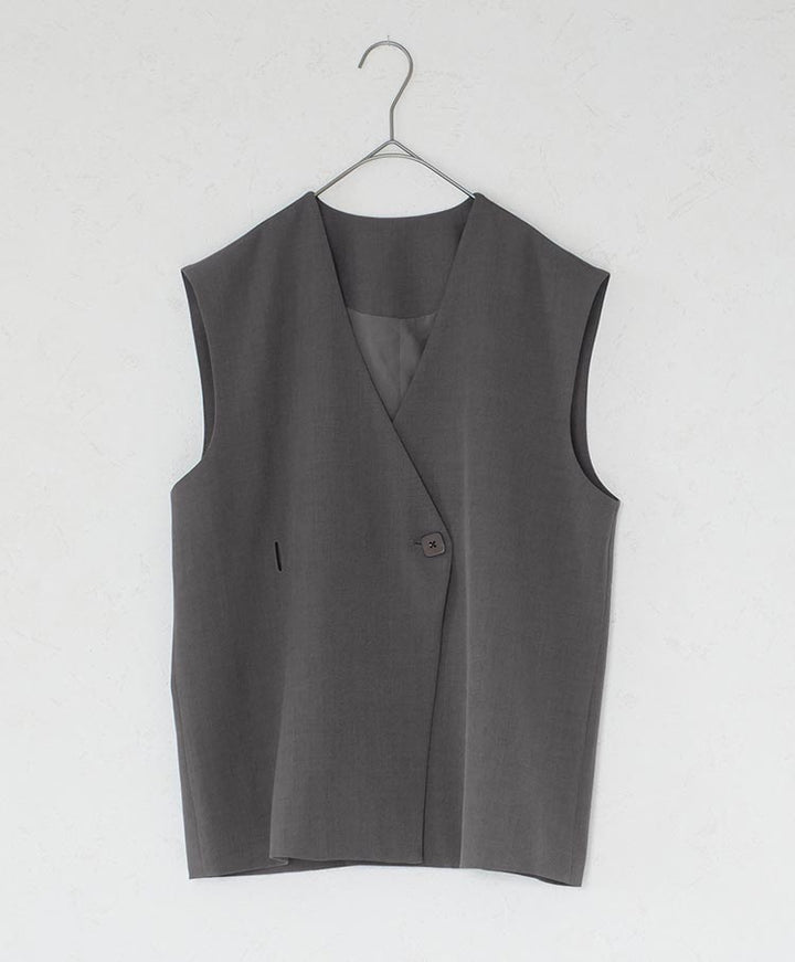 v neck gilet