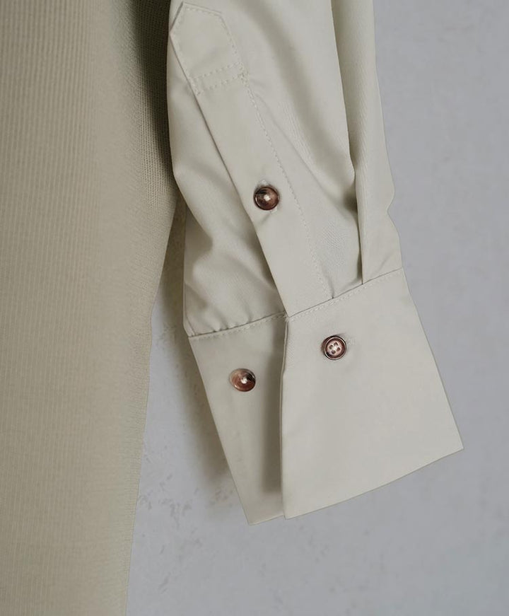 shirt sleeve knit one piece