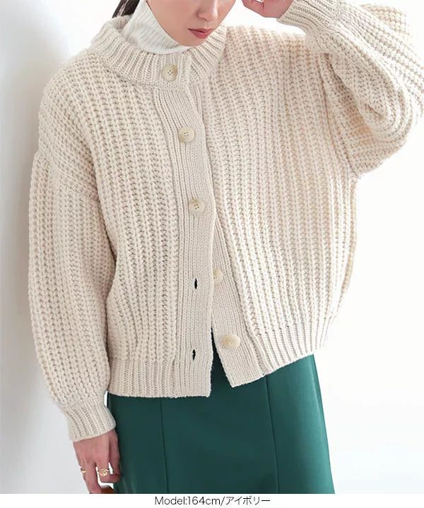 ハンドタッチニットカーディガン[K965]