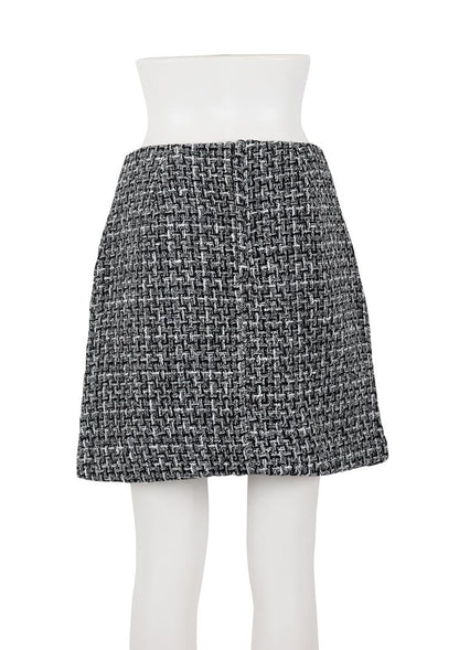 Fancy tweed mini skirt