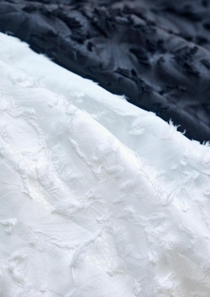 Botanical jacquard dress