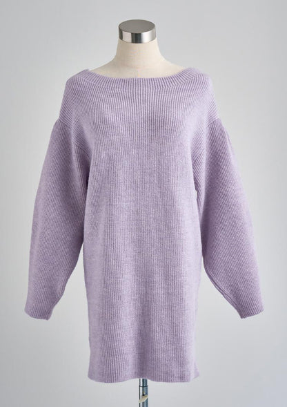 Off shoulder knit onepiece