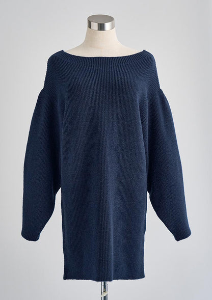 Off shoulder knit onepiece