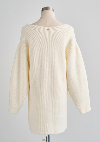 Off shoulder knit onepiece