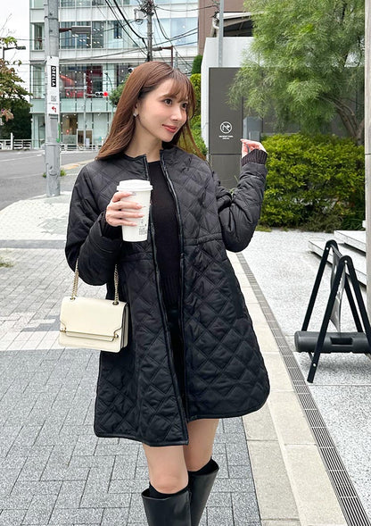 Multiway quilted coat