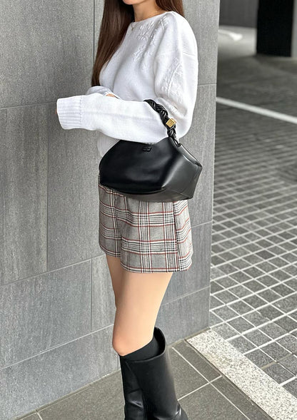 Botanical embroidery knit