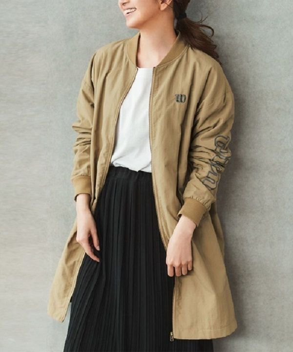 ラナン RANAN ＜Ｗｉｌｓｏｎ／ウィルソン＞裏フリースロングブルゾン