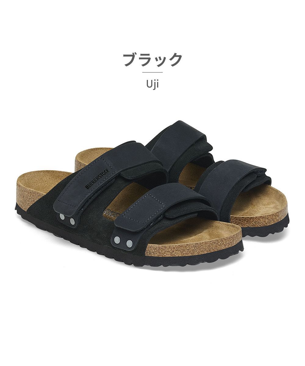 ビルケンシュトック BIRKENSTOCK レディース サンダル Uji ウジ ナロー幅,ブラック