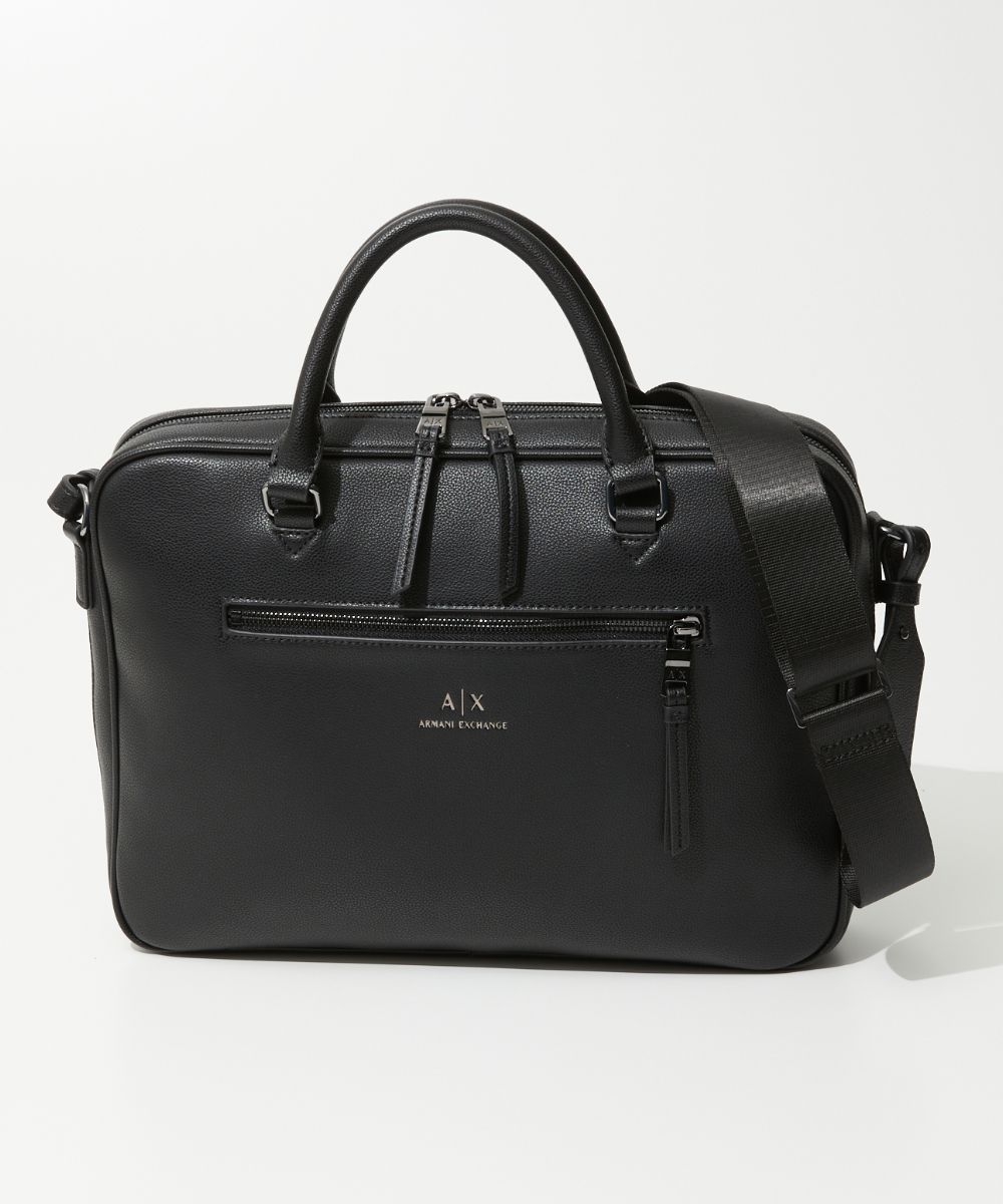 アルマーニ エクスチェンジ ARMANI EXCHANGE ブリーフケース 952393 CC830 メンズ バッグ ビジネスバッグ A/X ショルダーバッグ,ブラック