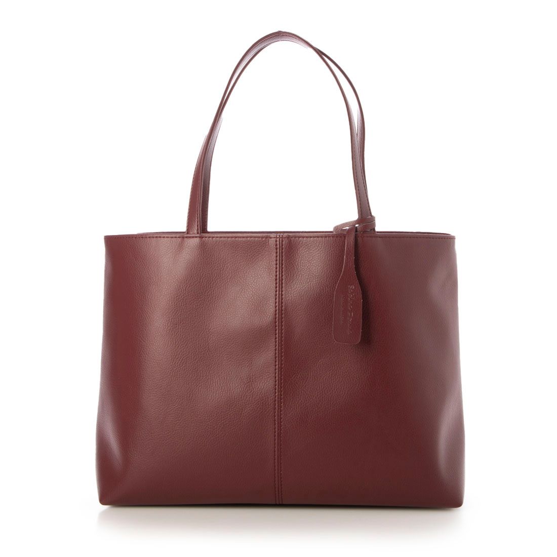 サビーナドンナ Sabina Donna 【日本製】上質PUレザー 超軽量270g シュリンクレザー A4対応 トートバッグ,レッド