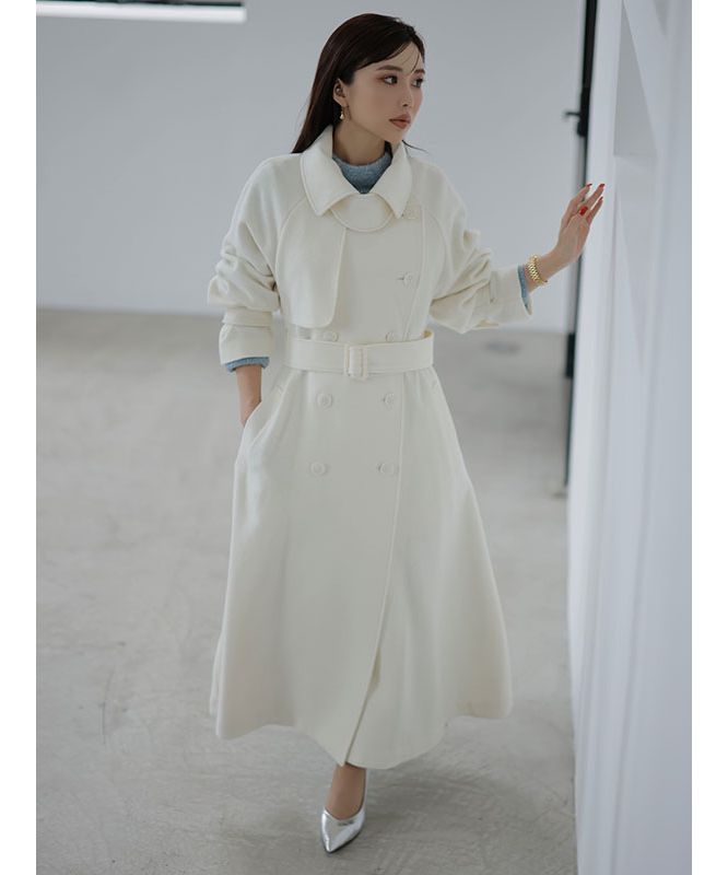 eimy istoire Airy wool trench coat