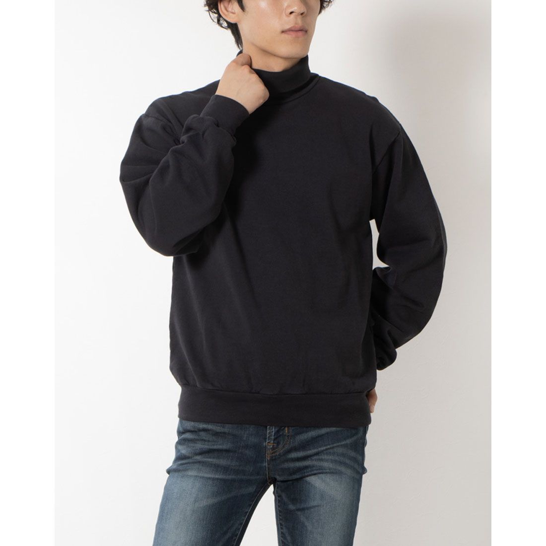 ロサンゼルスアパレル LOS ANGELES APPAREL 14 OZ HEAVY FLEECE TURTLENECK SWEATSHIRT