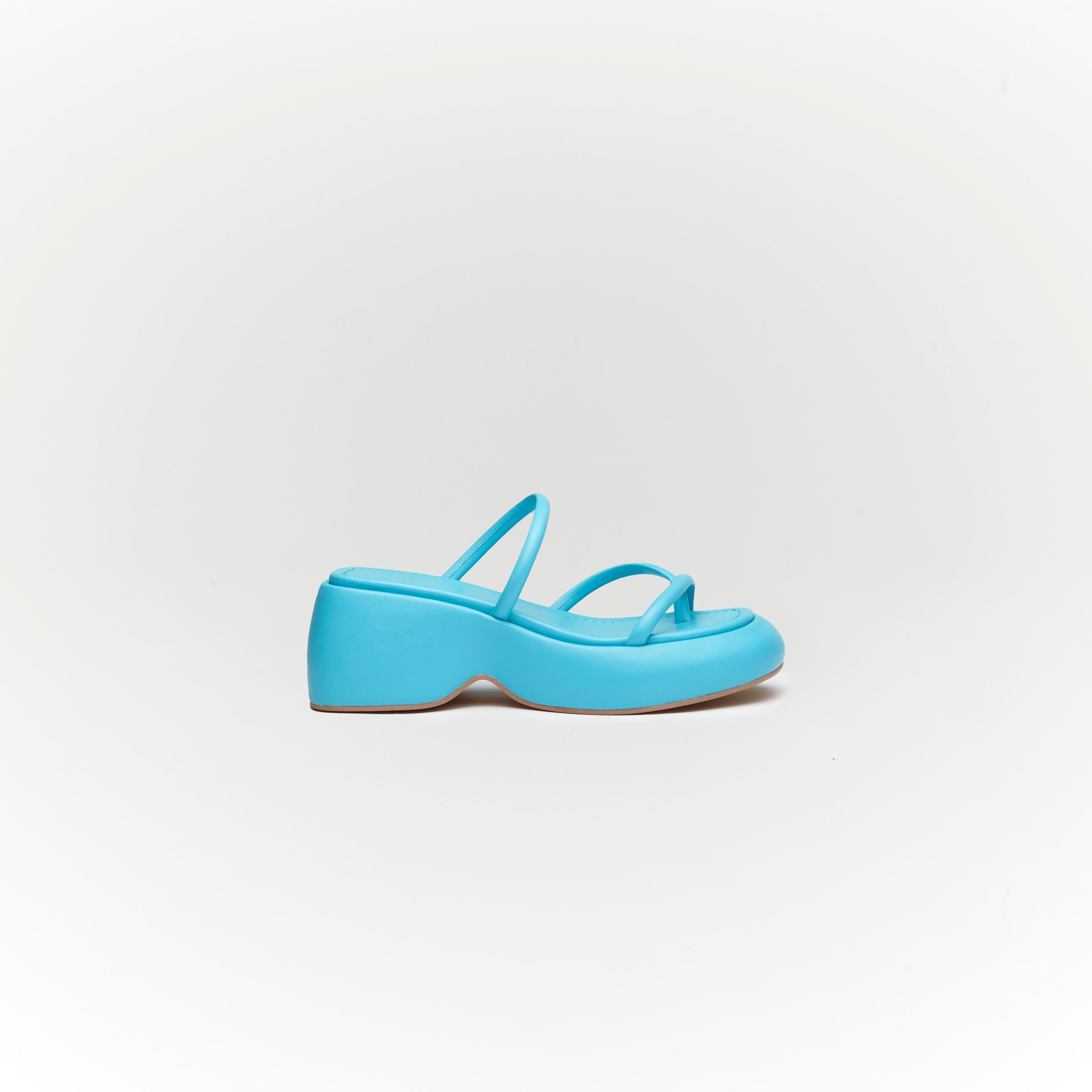 VISTA LEATHER SANDALS,LIGHT BLUE