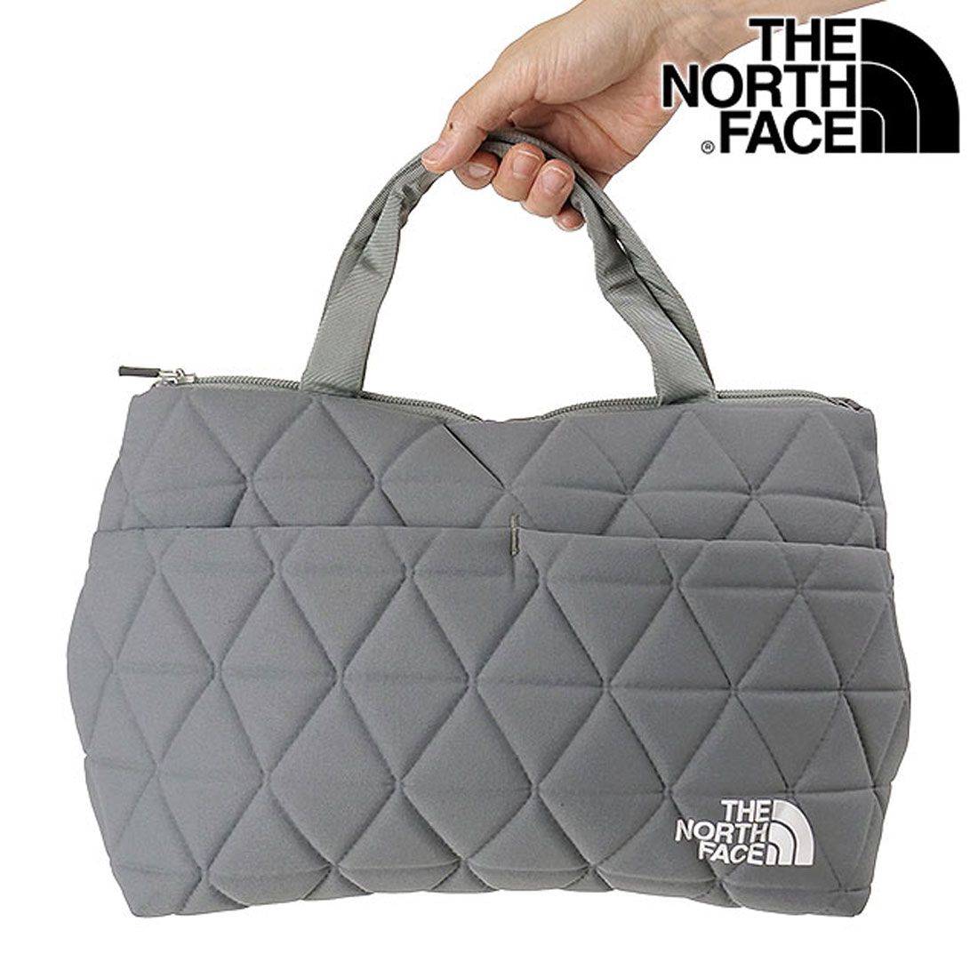 ザ・ノース・フェイス THE NORTH FACE 9L Geoface Box Tote スモークドパール [NM32355-SP FW24],スモークドパール