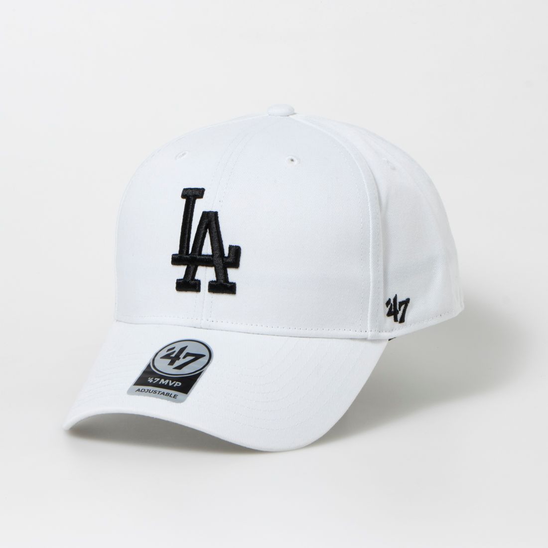 フォーティーセブン 47 キャップ MVP12WBV 帽子 ドジャース LA メンズ レディース 47BRAND DODGERS MVP,ホワイト×ブラック