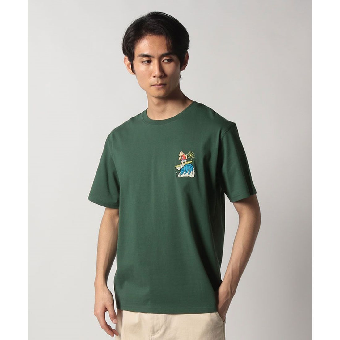 ソルツ SALTS Tシャツ,ARMY GREEN