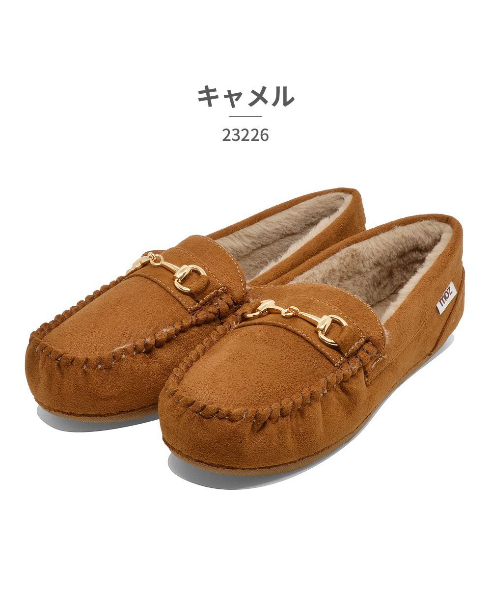 モズ moz レディース シューズ モカシン 23226,ブラウン