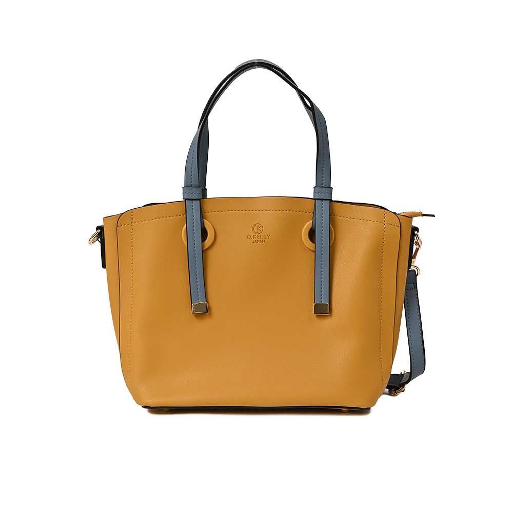D.KELLY Tote Bag D.KELLY Bicolor Midi Tote Bag for Women Large Capacit