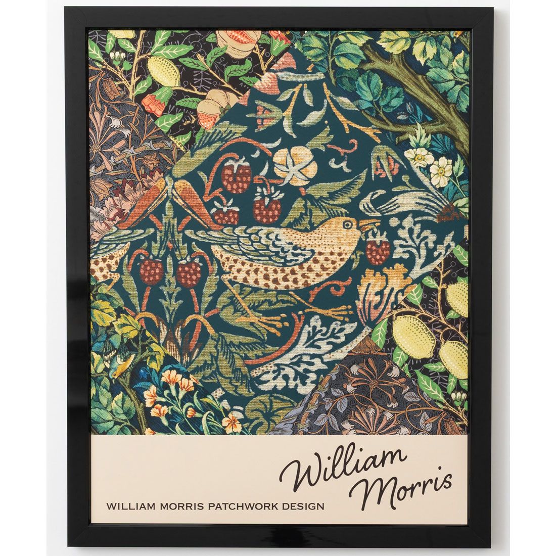 Emonique William Morris design giclee print with frame