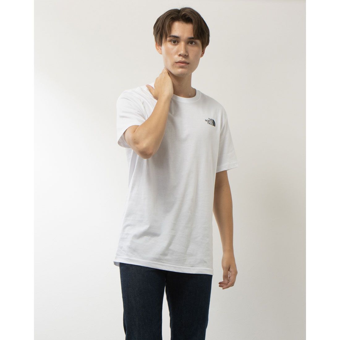 ザ ノース フェイス THE NORTH FACE ザ ノースフェイス The North Face Tシャツ レッドボックス 半袖 NF0A2TX2 ボックスロゴ バックロゴ THE NORTH FACE M SS RED BOX TEE,ホワイト