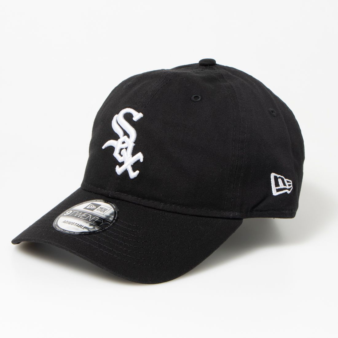ニューエラ NEW ERA ニューエラ Newera キャップ  9TWENTY 野球チーム 920 ベースボールキャップ MLB 柔らか クロスストラップ 調節可 野球帽  帽子 メジャーリーグ NEWERA 9TWENTY,ブラック