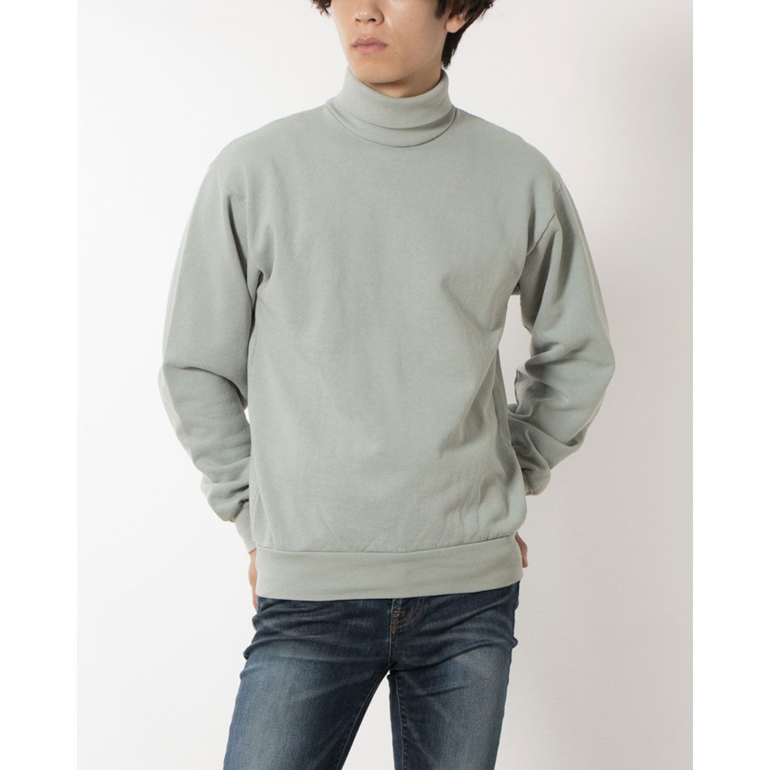 ロサンゼルスアパレル LOS ANGELES APPAREL 14 OZ HEAVY FLEECE TURTLENECK SWEATSHIRT