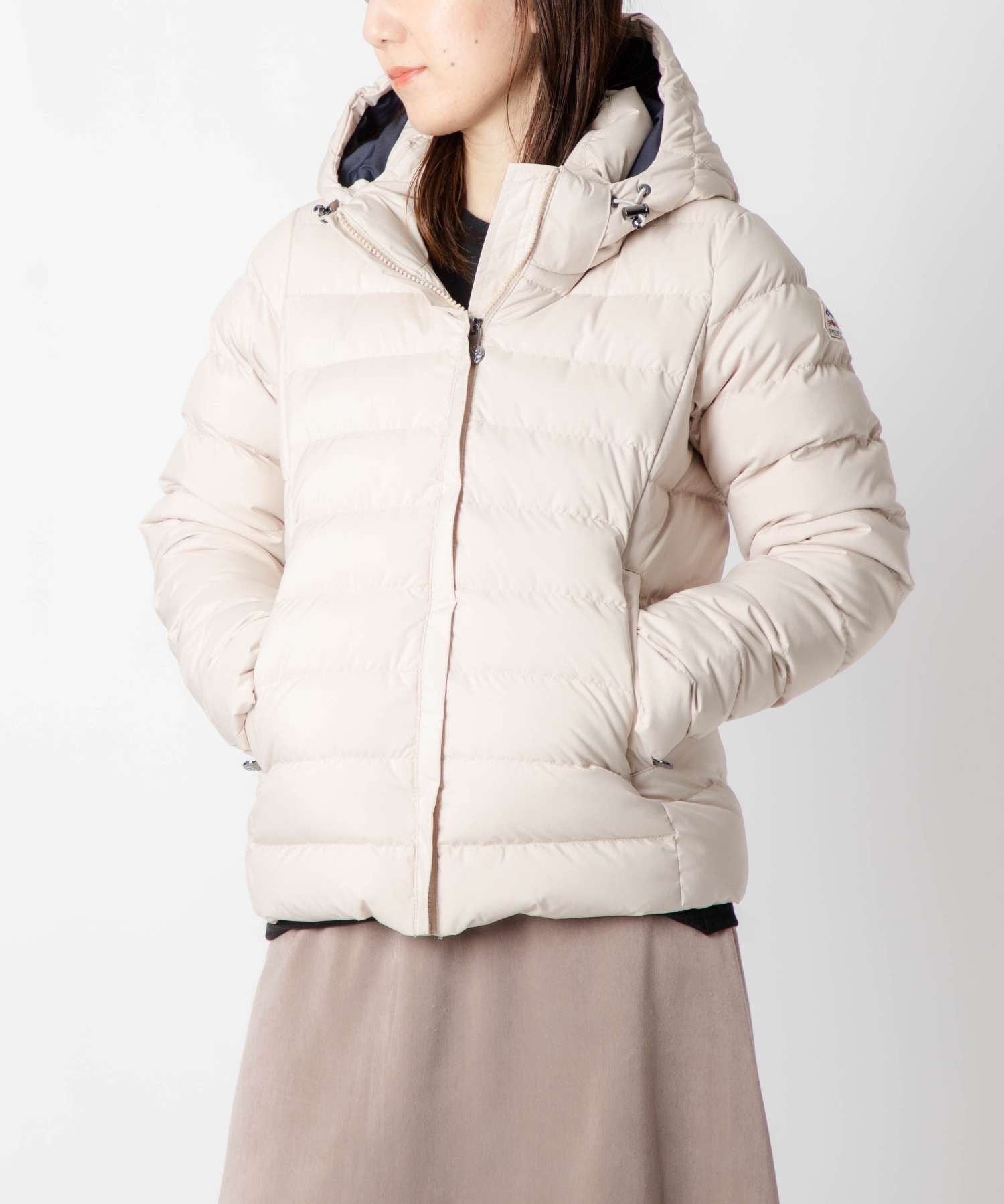 ピレネックス PYRENEX SPOUTNIC 2 SOFT レディース ダウンジャケット HWS005 ダウンコート アウター ブルゾン スプートニック ダウン ジャケット コート ビジネス カジュアル,クリーム