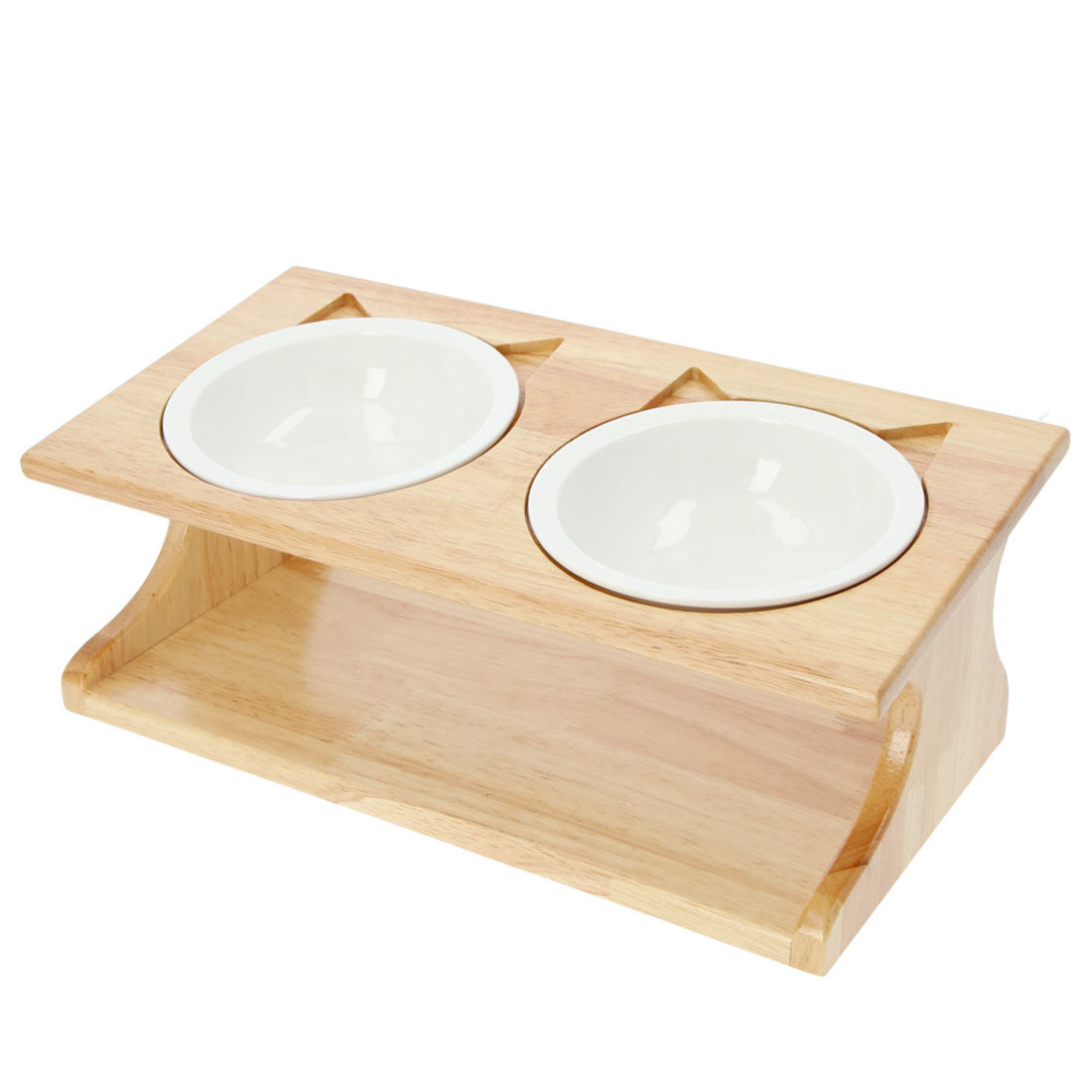 バックヤードファミリー BACKYARD FAMILY ペット食器台 ptemtg23【返品不可商品】 （ホワイト） ホワイト