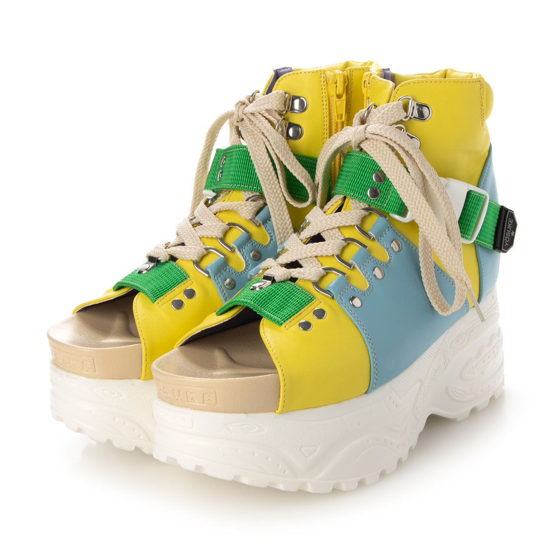 YOSUKE platform boots sandals