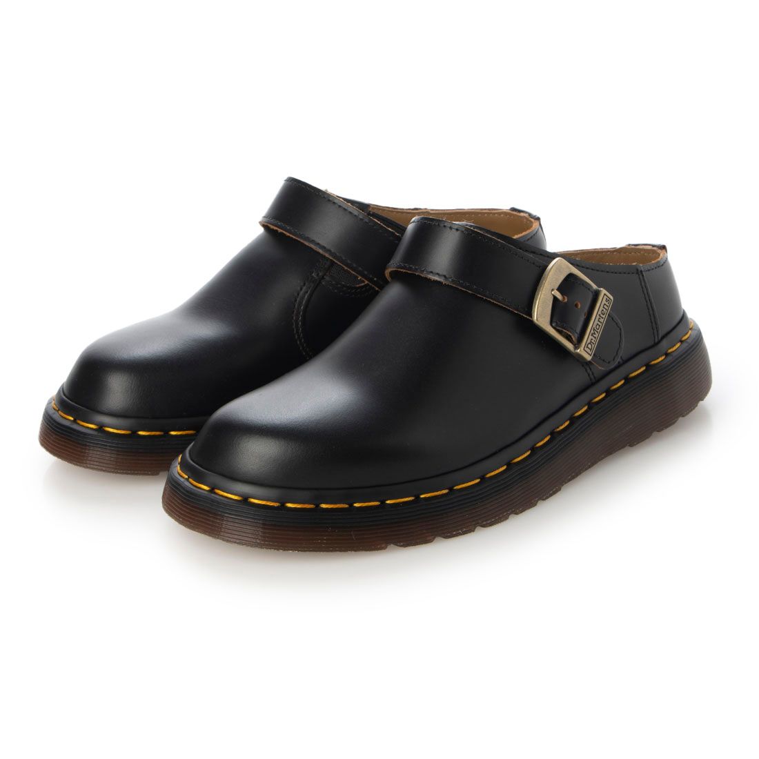 ドクターマーチン Dr.Martens レディース サンダル スリッポン ミュール ISHAM 30619201,ブラック