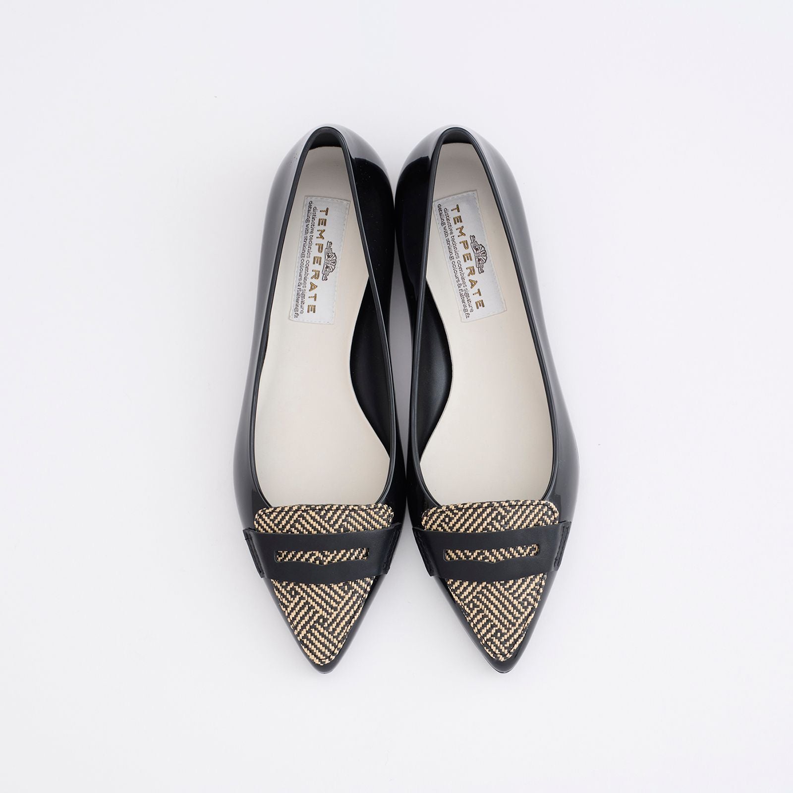 テンパレイト TEMPERATE TAMARA RAFFIA,BLACK