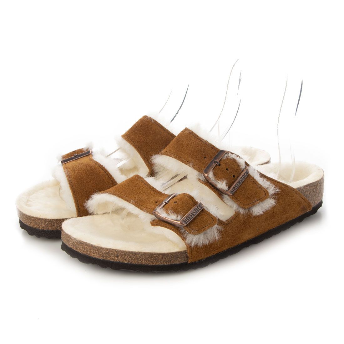 BIRKENSTOCK Arizona Suede Shearling [Regular width] Unisex