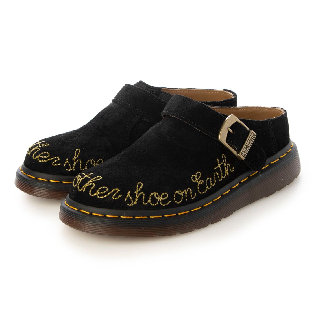 ドクターマーチン Dr.Martens レディース サンダル スリッポン ミュール ISHAM 30619201,ブラック