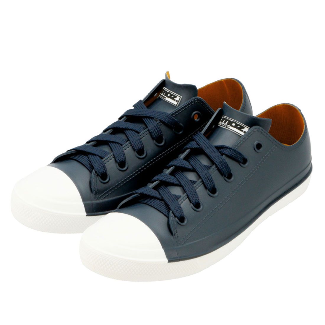 モズ moz レインシューズ スニーカー レディース MZ-8416,NAVY