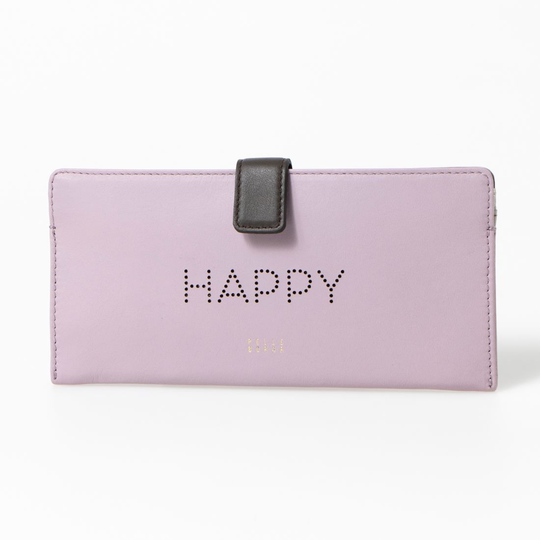 ペレボルサ PELLE BORSA スリムウォレット,ライラックチョコ