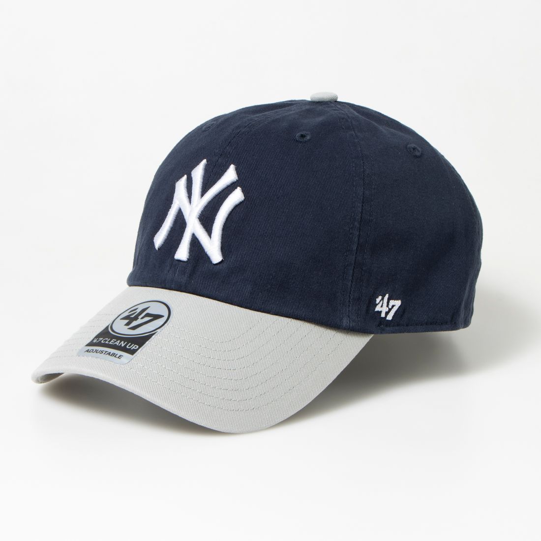 フォーティーセブン 47 キャップ 帽子 RGW17GWS ヤンキース ワンサイズ 男女兼用 柔らか クリーンナップ BRAND YANKEES CLEAN UP,ネイビーxグレー
