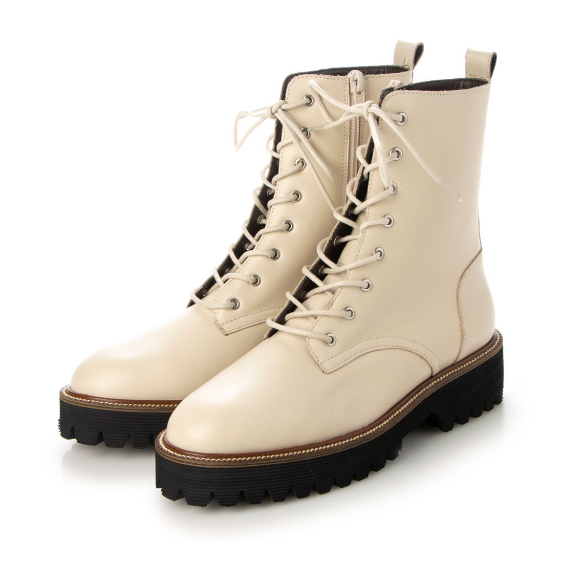 [Lightweight] Tank sole lace-up boots