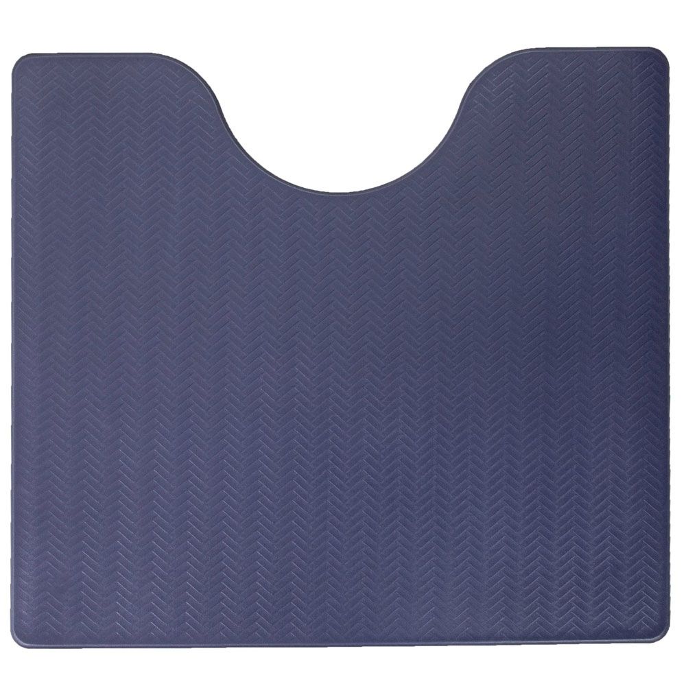 ヨコズナクリエーション YOKOZUNA CREATION ズボラ 拭けるトイレマット,NAVY