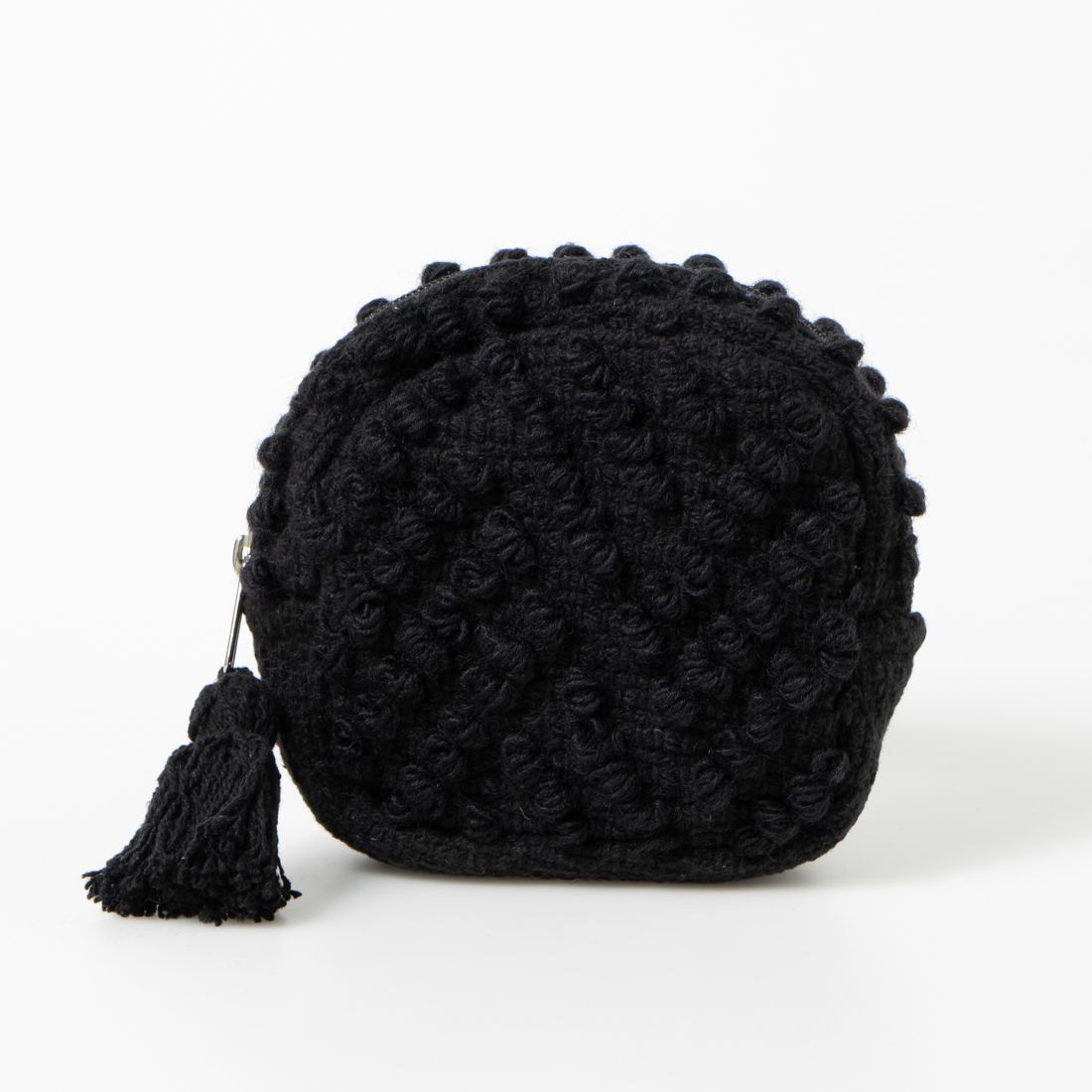 アースメイド EARTH MADE E7581 WOOL POPING+CTTN POUCH/S,ブラック