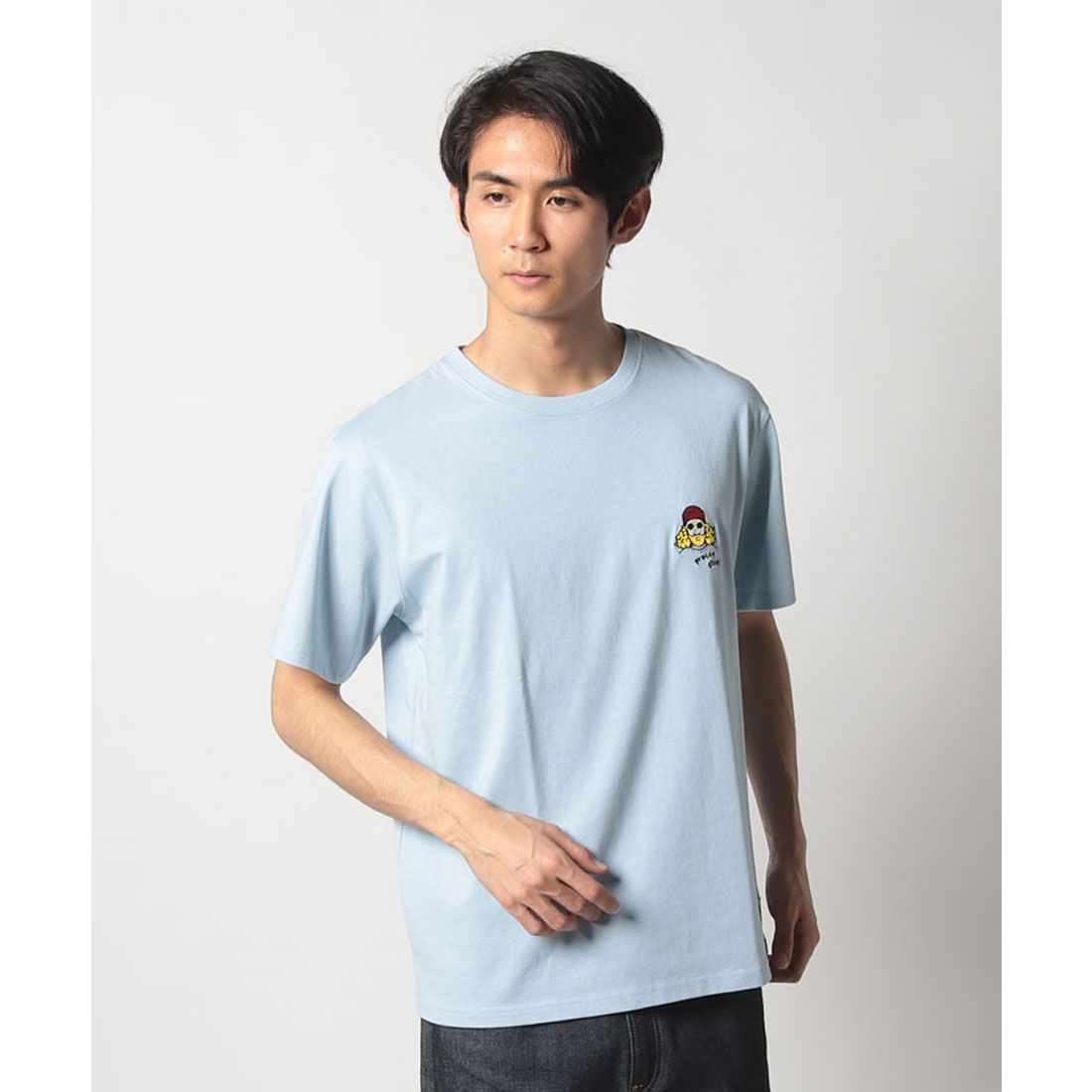 ソルツ SALTS Tシャツ,PALE BLUE