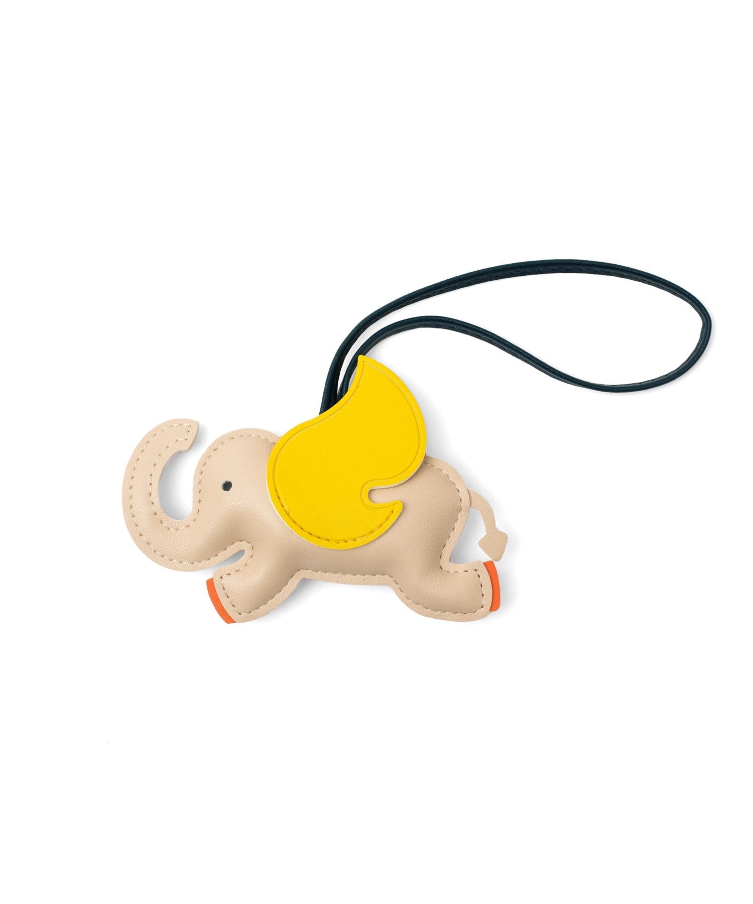 ヴィータフェリーチェ VitaFelice ゾウモチーフバッグチャーム,BEIGE