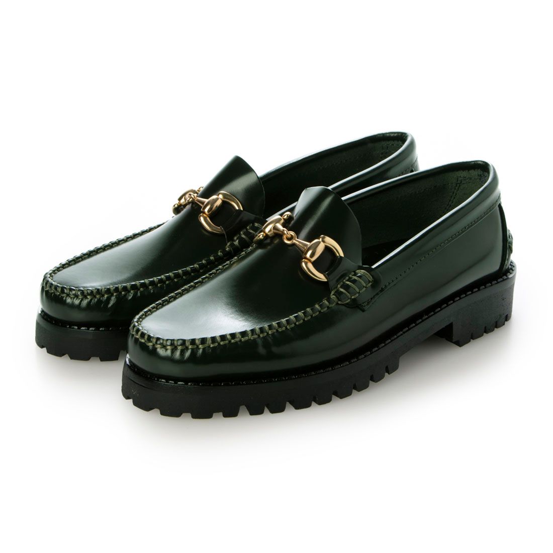 アルテサノス ARTESANOS ローファー,KAKI(DK.GREEN)-BLACK SOLE
