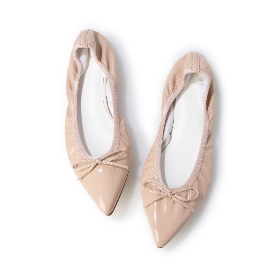 ルース Luz リボン付きポインテッドバレエシューズ （PK-E） PK-E