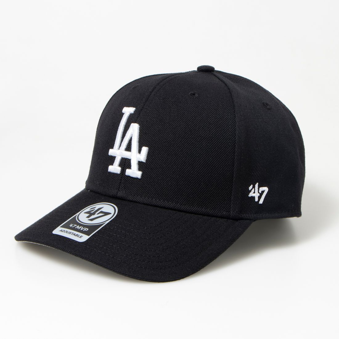 フォーティーセブン 47 キャップ MVP12WBV 帽子 ドジャース LA メンズ レディース 47BRAND DODGERS MVP,ブラックxホワイト