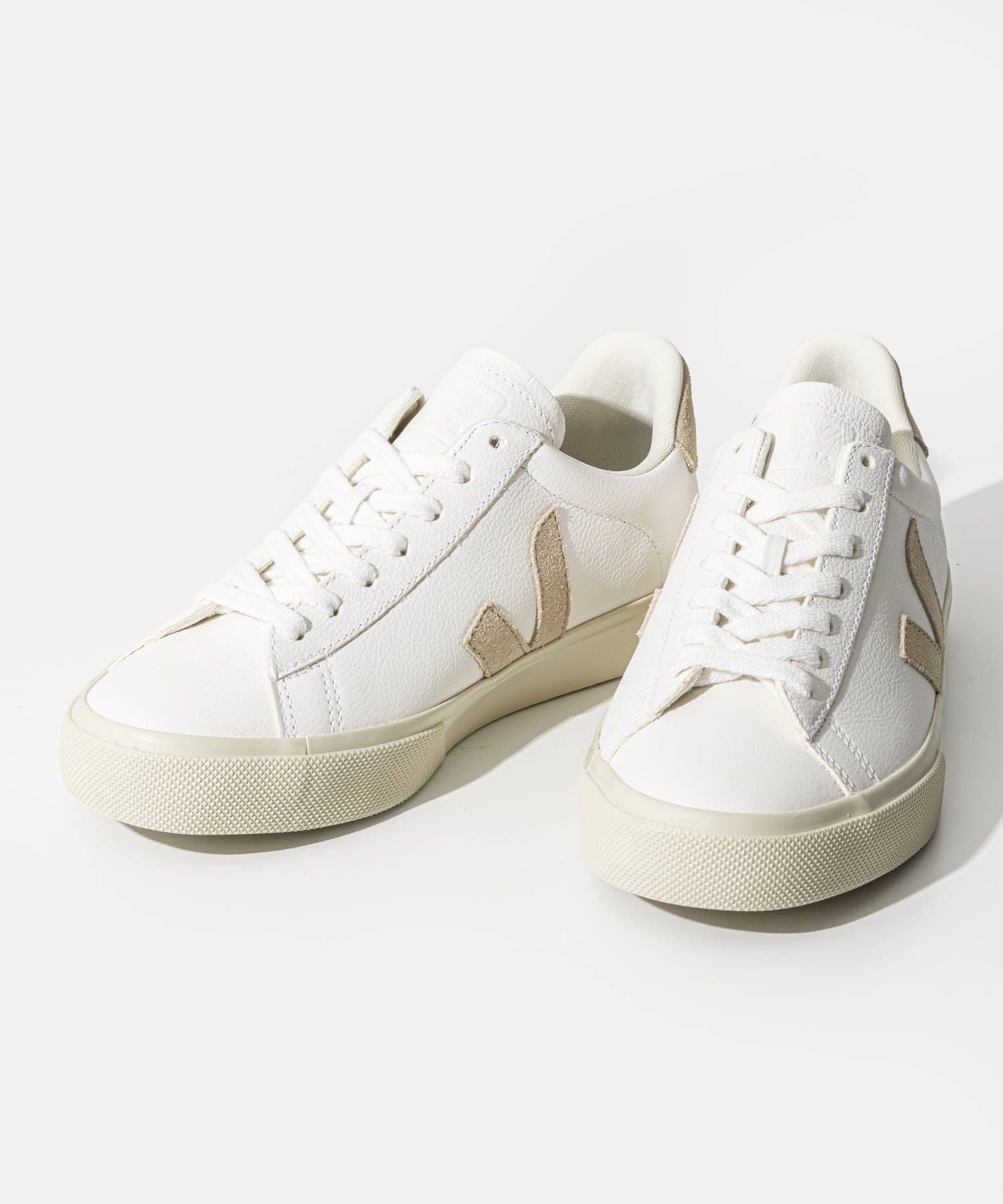 ヴェジャ VEJA スニーカー CAMPO メンズ レディース Classics,エクストラホワイト×アーモンド