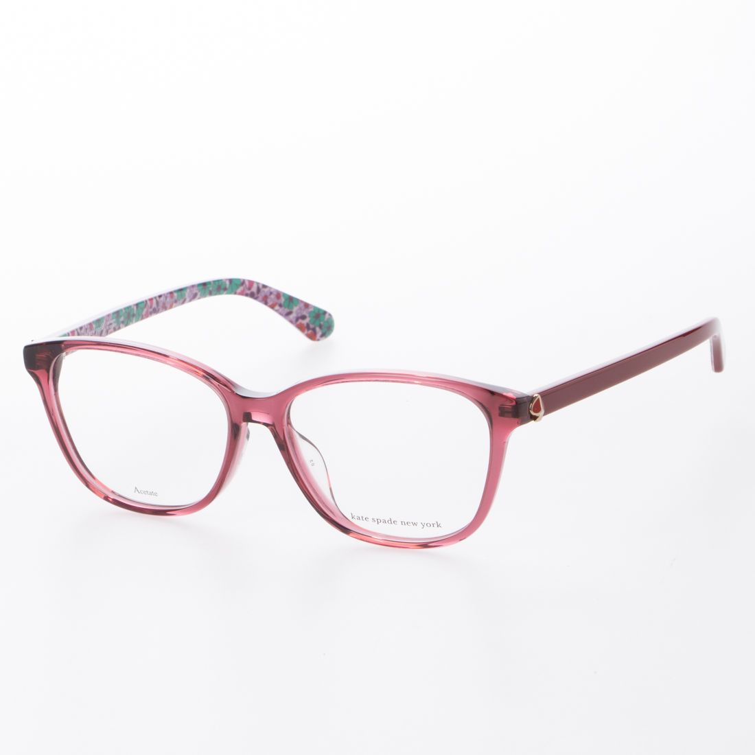 ケイトスペードニューヨーク kate spade new york メガネ 眼鏡 アイウェア レディース メンズ,バーガンディ
