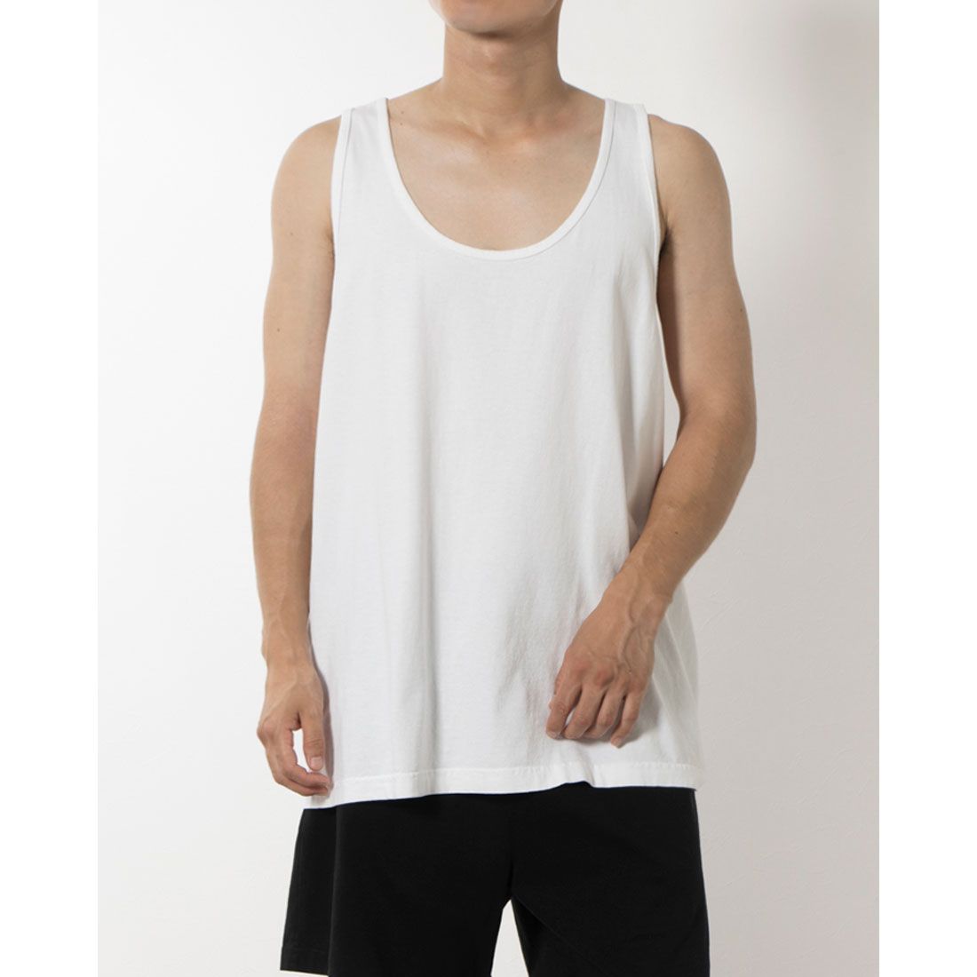 ロサンゼルスアパレル LOS ANGELES APPAREL CLASSIC TANK TOP,OFF WHITE