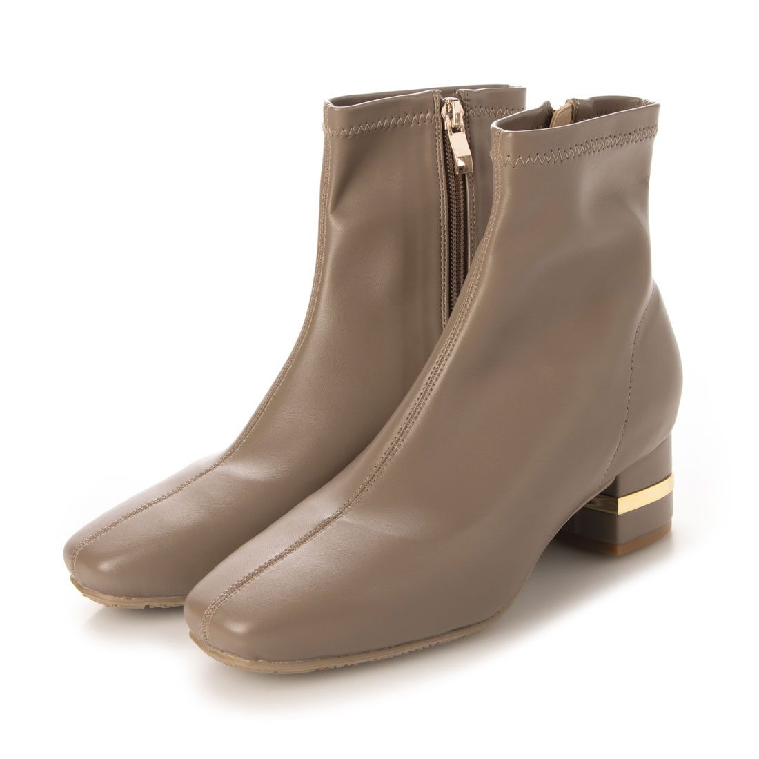 [EVOL] Gold Heel Square Boots IV5179